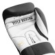 Боксерські рукавиці TITLE Boxing Pro Style Leather Gloves 3.0 Black/White 12 oz (бинти 4м. в комплекті)