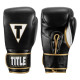 Боксерські рукавиці TITLE Boxeo Mexican Leather Quatro Black/White 16 oz (бинти 4м. в комплекті)