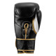 Боксерські рукавиці TITLE Boxeo Mexican Leather Quatro Black/White 14 oz (бинти 4м. в комплекті)