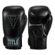 Боксерські рукавиці TITLE Boxing Vegan Gloves Black 8 oz (капа в комплекті)