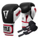 Боксерські рукавиці TITLE Boxing Gel World Black S 10oz (бинти 4м. в комплекті)