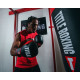 Боксерські рукавиці TITLE Boxing Dynamic Strike Black/Red 12 oz (бинти 4м. в комплекті)