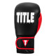 Боксерські рукавиці TITLE Boxing Dynamic Strike Black/Red 12 oz (бинти 4м. в комплекті)