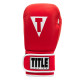 Боксерські рукавиці TITLE Boxing Pro Style Leather Gloves3.0 Red/White 12 oz (бинти 4м. в комплекті)
