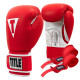 Боксерські рукавиці TITLE Boxing Pro Style Leather Gloves3.0 Red/White 12 oz (бинти 4м. в комплекті)