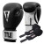 Боксерские перчатки TITLE Premier Leather Black/White M 12 oz (бинты 4м. в комплекте)