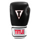 Боксерські рукавиці TITLE Classic Leather 2.0 Black/White/Red S 10 oz (бинти 4м. в комплекті)