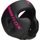 Боксерський шолом RDX F6 KARA Matte Pink S (капа в комплекті)