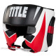 Боксерський шолом TITLE MMA Command Black/White/Red M (капа в комплекті)