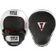 Лапи боксерські TITLE Boxing Aerovent Anarchy Punch Mitts Black/Silver