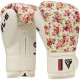Боксерские перчатки RDX FL-6 WHITE-10 унций (капа в комплекте)