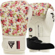 Боксерские перчатки RDX FL-6 WHITE-10 унций (капа в комплекте)
