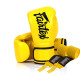 Боксерські рукавиці Fairtex BGV14 Yellow 10 унцій (бинти в комплекті)