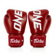Боксерські рукавиці Fairtex BGV1-ONE (натуральна шкіра) Red 12 унцій (бинти в комплекті)