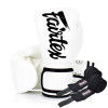 Боксерські рукавиці Fairtex BGV14 White 10 унцій (бинти в комплекті)