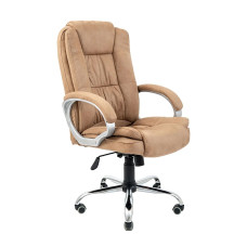 Крісло Каліфорнія Ю Хром П2 M-2 (Anyfix) Мустанг Карамель