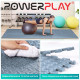 Мат-пазл (ласточкин хвост) PowerPlay PP_4414 EVA Puzzle Mat 120x120x1.2 cм Голубой