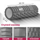 Массажный ролик (роллер) PowerPlay 4404 Massage Roller Серый (45x14см.)