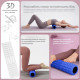Массажный ролик (роллер) PowerPlay 4406 EVA Massage Roller Синий (45x12см.)