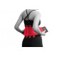 Пояс компресійний MadMax MFA-277 Slimming belt Black/rubine red S
