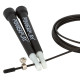 Скакалка швидкісна PowerPlay 4202 Ultra Speed Rope Чорна (2,9m.)