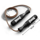 Скакалка шкіряна PowerPlay 4214 Leather Jump Rope Чорна 2.75 см.