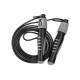 Скакалка з лічильником PowerPlay 4215 Jump Rope With Counter Чорно/Сіра 2.75 см.