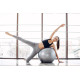 Мяч для фитнеса (фитбол) PowerPlay 4001 Ø65 cm Gymball Серый + насос