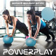 Мяч для пилатеса, йоги и реабилитации PowerPlay PP_4415 Body Shape Ball 22 см Синий