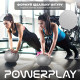 Мяч для пилатеса, йоги и реабилитации PowerPlay PP_4415 Body Shape Ball 22 см Серый
