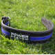 Пояс для пауэрлифтинга Power System PS-3800 PowerLifting кожаный Black/Blue Line XXL