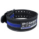 Пояс для пауэрлифтинга Power System PS-3800 PowerLifting кожаный Black/Blue Line XXL