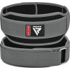 Пояс для тяжелой атлетики RDX RX5 Double Belt неопреновый Grey XL