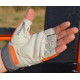 Рукавички для фітнесу MadMax MFG-850 Crazy Grey/Orange S