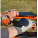 Рукавички для фітнесу MadMax MFG-850 Crazy Grey/Orange L
