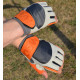 Рукавички для фітнесу MadMax MFG-850 Crazy Grey/Orange L