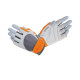 Рукавички для фітнесу MadMax MFG-850 Crazy Grey/Orange L