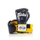 Боксерские перчатки Fairtex BGV9 Mexican Blue/Yellow 12 унций (бинты в комплекте)