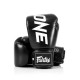 Боксерские варежки Fairtex BGV1-ONE (натуральная кожа) Black 10 унций (бинты в комплекте)
