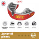 Капа OPRO Gold UFC взрослая (возраст 11+) Red/Silver (art.102516002)