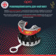 Капа OPRO Gold UFC взрослая (возраст 11+) Red/Silver (art.102516002)