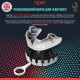 Капа OPRO Silver UFC детская (возраст до 10) White/Silver (ufc.102515003)