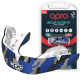 Капа OPRO Instant CAMO взрослая (возраст 11+) Black/Blue (art.102523001)
