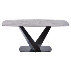 Marvel Grey Stone стіл обідній кераміка 180x90 см