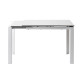 Bright Pure White стіл керамічний 102-142 см