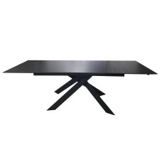 Gracio Lofty Black стіл розкладна кераміка 160-240 см