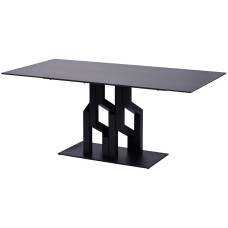 Etna Lofty Black стол обеденный керамика 180x90 см