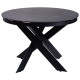 Moon Black Marble стіл розкладна кераміка 110-140 см