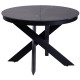 Moon Black Marble стіл розкладна кераміка 110-140 см