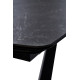 Elvi Black Marble стіл керамічний 120-180 см чорний